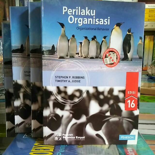 BUKU PERILAKU ORGANISASI Ed 16 Stephen P.Robbins, Timothy A.Judge ...