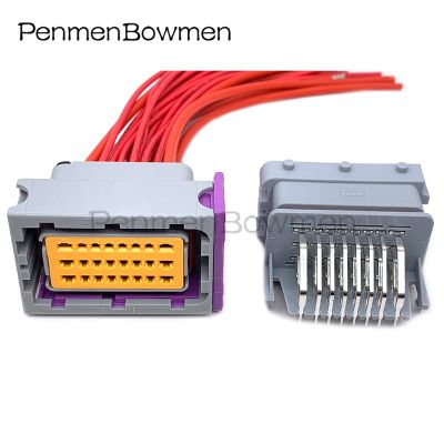 ◆✇ 24Pin Auto FCI Oil To Gas Computer Board ECU Plug Electronic Connector Wire Harness With Cable HCCPHPE24BKA90F 211PC249S0005
