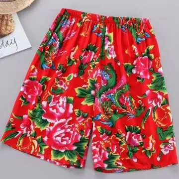 Men's flower clearance print shorts