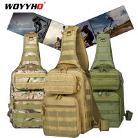 Outdoor Wear-resisting Shoulder Bags,Scratch-resistant Hiking Camping Backpacks,Uni Breathable Ultralight Tactical Chest Bag