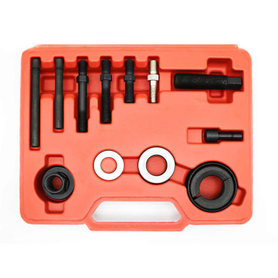 12 Pcs Multifunction Car Power Steering Wheel Puller Puller Removal Tool Powerful And Effective Pulley Puller And Installer Kit