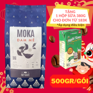 500gr Cà phê rang bơ Moka Đam Mê- Pha Phin - Coffee blend nguyên chất