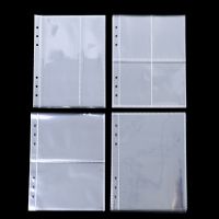 10pcs/Pack A5 Transparent Photo Album Binder Refill Inner Sleeves for KPOP Lomo Cards Photocard Game card