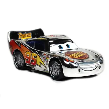 Disney Pixar Car 2 3 Electroplated Golden Lightning Mcqueen