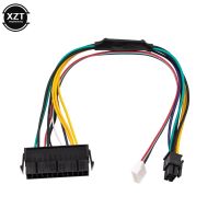 24pin Atx ไปยังเมนบอร์ด2พอร์ต6pin อะแดปเตอร์กำลังไฟ Psu สายเคเบิลสำหรับแรงม้า Z220 Z230เมนบอร์ดเซิร์ฟเวอร์เวิร์คสเตชันเซิร์ฟเวอร์เมนบอร์ด