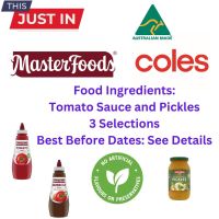 Masterfoods / Coles Tomato Sauce &amp; Pickles (4 Selections)