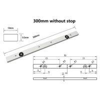 【❂Hot On Sale❂】 changyingxi 300/450/650Mm Miter Bar อะลูมินัมอัลลอยเลื่อนตารางเลื่อยไม้เครื่องมือสำหรับงานไม้เหมาะสำหรับ T-Slot และ T-Track