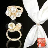 เข็มกลัดที่สง่างาม,เข็มกลัด Kongsang Cincin Tudung Bawal Mutiara แหวนหัวเข็มขัดผ้าพันคอไข่มุก R3161