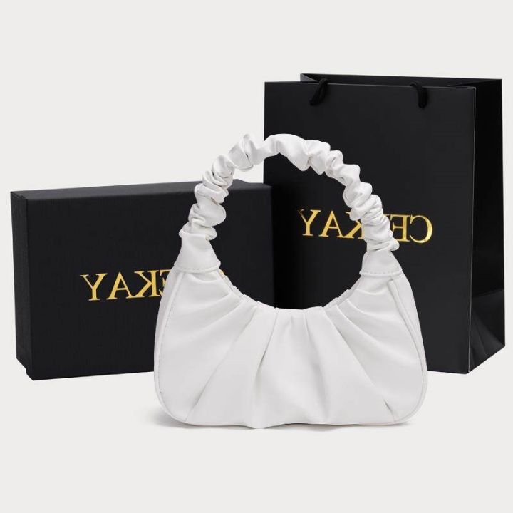 bag-ceekay-niche-ออกแบบกระเป๋าสตรีแฟชั่นพับรักแร้กระเป๋าผู้หญิง2021แฟชั่นใหม่100-hand-in-กระเป๋าถือ-yunduo-กระเป๋า