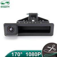 ☏กล้องติดท้ายรถยนต์แบบเลนส์ตาปลา HD AHD 1080P มีมือจับสำหรับรถ BMW 3 Series 5ชุด X5 X6 E39 E60 E70 E90 E82