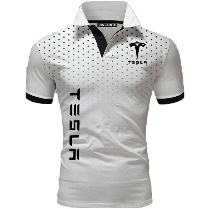 Tesla sale golf shirt