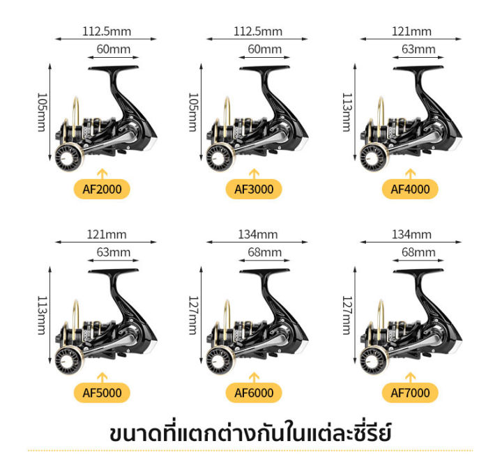 รอก-สปินนิ่ง-รอกตกปลา-อุปกรณ์ตกปลา-deukio-af2000-7000-รอก-พร้อมส่ง