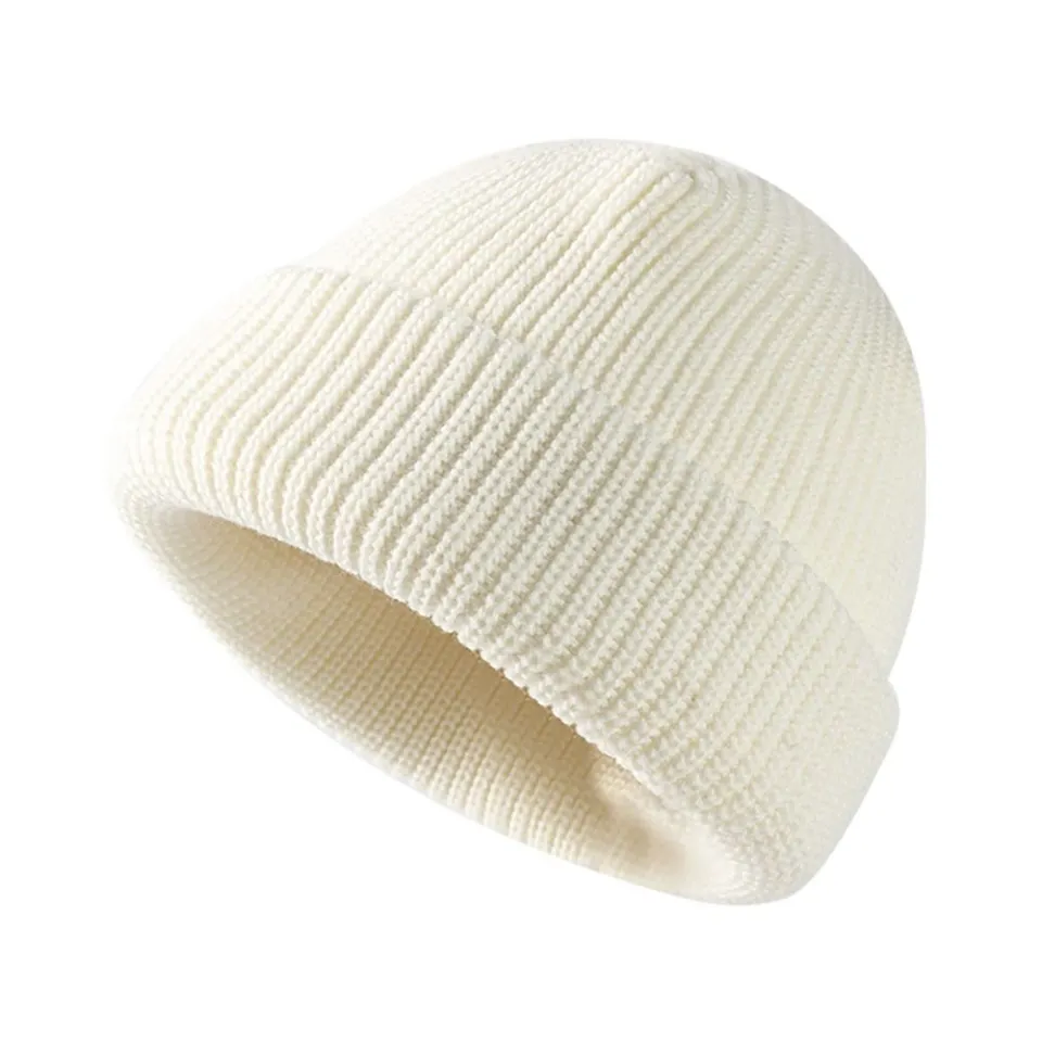 Cheap Wool Acrylic Beanie Bonnet Y2k Hip Hop Cap Gift Knitting Cap