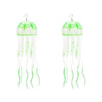 1 Pair of Earrings Jellyfish Earrings for Women Ocean Glow Weird UV Reactive Jewelry Gifts Glow in the Dark Party