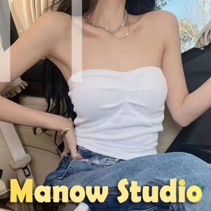 เกาะอก-เสื้อเกาะอกผู้หญิง-เกาะอกแฟชั่น-888-manow-studio