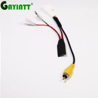 GAYINTT Car Reverse Camera Wiring Harness Cable Connector Reversing Camera Cable Connector 4 Pins For Toyota For Mazda