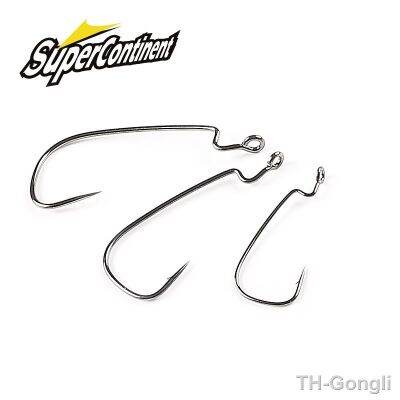 【hot】卐  Supercontinent Offset with big rings Carbon Crank Hooks tackle Worm With eyes 20pcs