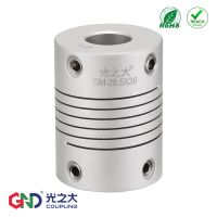 5pcs flexible GND Coupling GM D19xL25 aluminum alloy jaw shaft 5 mm motor shaft CNC coupler