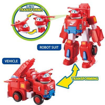 Super Wings 7" Robots Set Transform Vehicle With 2" Deformation Action Figure Robot Transforming Airplane Toy Kid Birthday Gift