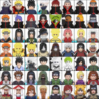 Naruto Building Blocks Anime Cartoon Mini Action Figures Heads Assembly Toy Kids Birthday Gifts Minifigures Compatible with Lego