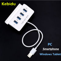 Kebidu 4พอร์ตไมโครยูเอสบีฮับสูง Otg Hub หลาย Usb3. 0 Splitter สำหรับแท็บเล็ตวินโวส์มาร์ทโฟนพีซีที่มีที่วางโทรศัพท์ใหม่