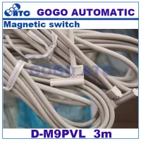 ;[-[; 5V 12V 24V DC PNP Sensor Switch For CDQ2B / CDM Air Cylinder Smc Type 3M Length D-M9PV 3-Wire Magnetic Switch