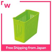 Skater Refrigerator Vegetable Chamber Organizer Case S Green Refrigerator Storage Case Made in Japan CVBL1