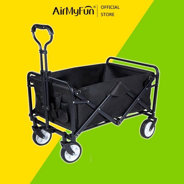 Outdoor Trolley Wagon Foldable trolleys Cart Beach Camping Trolley Tool