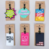 【DT】 hot  Luggage Accessories Novelty Letters Luggage Travel Tag Silica Gel Suitcase ID Addres Holder Baggage Boarding Tag Portable Label