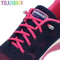 1pair New No Tie Shoelaces System Elastic Shoelaces Metal Buckle Clip No Tie Quick Lazy Shoe Laces