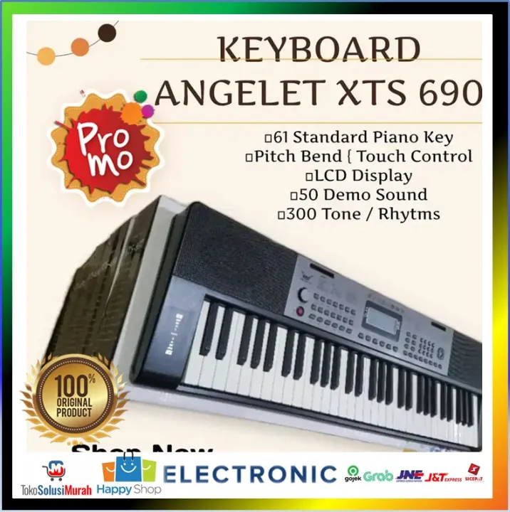 KEYBOARD PIANO ANGELET XTS690 ORIGINAL+STAND Lazada Indonesia