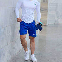 M-3XL กางเกงขาสั้นผู้ชาย Quick-Drying Sports Shorts Men Breathable Running Training Drawstring Shorts with Pockets