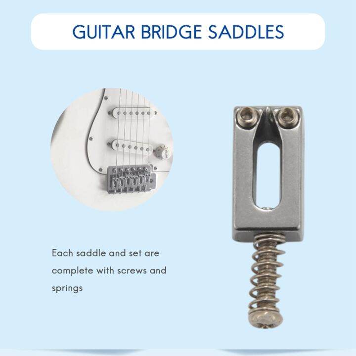 6-pieces-electric-guitar-bridge-saddles-flat-set-for-strat-tele-guitar-replacement