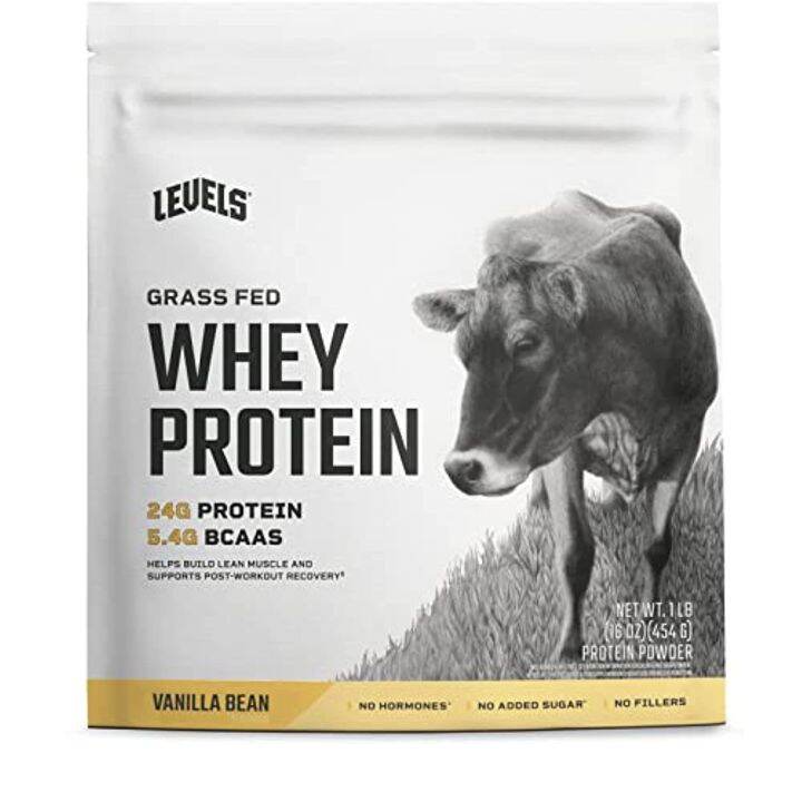 [PREORDER] Levels Grass Fed 100 Whey Protein, No Hormones, Vanilla