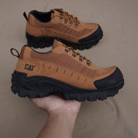 PRIA - Men S Mountain Shoes Short Caterpillar Bulldozer Safety Boots Iron Toe Tracking Outdoor