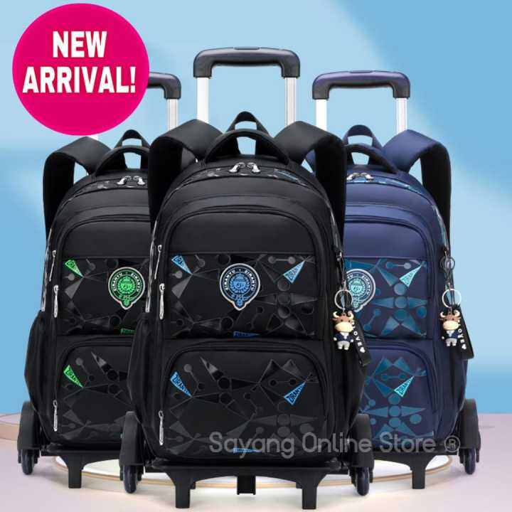 School Trolley Bag Beg Roda Sekolah Budak / Student Roller School Bag