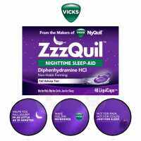 Vicks ZzzQuil Nighttime Sleep-Aid (48 LiquiCaps)