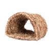 Grass house tunnel hutch woven hut for laying or sleeping edible chew home - ảnh sản phẩm 1