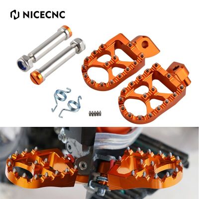 NICECNC ที่วางเท้าที่รองเท้าที่พักเท้าสำหรับ KTM 125 250 300 350 530 1090 1290 SX SXF XC XCW XCF EXC EXCF Adventure Enduro R SMC SMC SMR