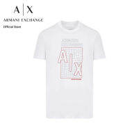 AX Armani Exchange เสื้อยืดผู้ชาย รุ่น AX3RZTCTZJ9TZ1100 - สีขาว