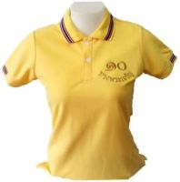 เสื้อคอโปโลเด็ก ชายและหญิง สีเหลือง เสื้อเหลือง ตราสัญญาลักษณ์ วันพ่อ  (เหลืองสัญลักษณ์ เสื้อเหลือง)พร้อมส่งไทย