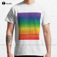 Gay Marriage Classic T-Shirt Custom Shirts For Men High Quality Cute Elegant Lovely Kawaii Cartoon Sweet Cotton Tee Shirts New