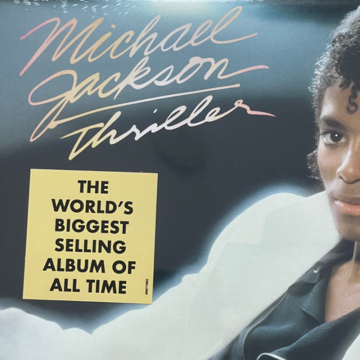 แผ่นเสียง-michael-jackson-อัลบั้ม-thriller-vinyl-lp-album-reissue-repress-stereo-แผ่นเสียงมือหนึ่ง-ซีล