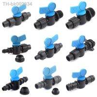 ✇ 2pcs 16mm 20PE Pipe Connectors Mini Ball Valve Irrigation Drip Hose Nut Lock Connector Joints Hi-Quality Tube Pipe Water Switch