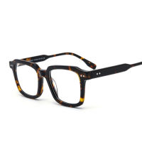 Vintage Square Upscale Acetate กรอบแว่นตาผู้ชายผู้หญิงแฟชั่นแว่นตาคอมพิวเตอร์50711