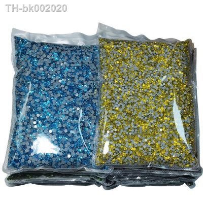 №❄☌ 14400pcs in Bulk Wholesale стразы Hot Fix Rhinestones Flatback Nail Crystal Rhinestones for Nails 3D Nail Art Decorations Stones