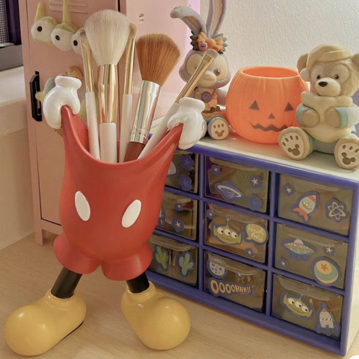 hz-mickey-storage-container-ceramic-cute-pencil-case-makeup-brush-holder-tabletop-decoration-zh