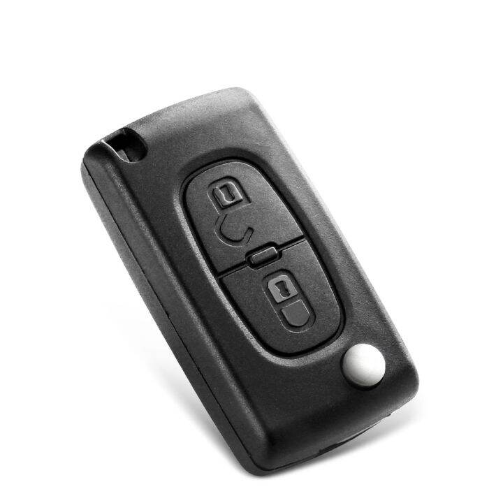 keyyou-2-3-4ปุ่มเคส-kunci-remote-mobil-สำหรับ-peugeot-207-307-308-407-607-807สำหรับ-citroen-c2-c3-c5-c6พลิกเปลือกกุญแจแบบพับ