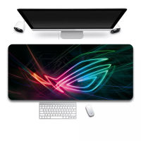 2023 แผ่นรองเมาส์มีไฟ RGB Gaming Mousepads แผ่นรองเม้าส์สำหรับเล่นเกมส์ 90cm×40cm Mouse Pad with Lights 7colors