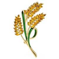 【YF】 Wuli baby Rhinestone Brooches Grain Food Brooch Pin Gifts